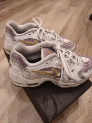 Zapatillas Nike Air Max 96 II, Blanco y Rosa 37.5