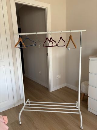 Burro perchero Ikea blanco