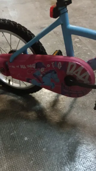 Bicicleta Btwin Wendy Pony Azul y Rosa