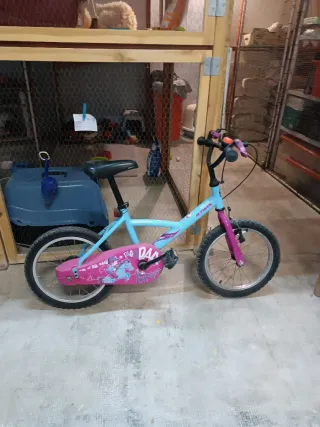 Bicicleta Btwin Wendy Pony Azul y Rosa