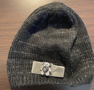 Berretto bambina Twinset con orsetto