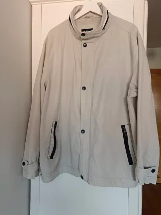 Gabardina gris Hombre Talla 3XL