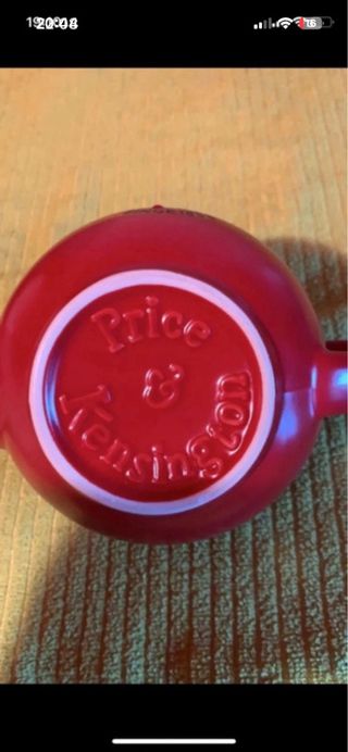 Teiera Maison du Monde Rossa Ceramica