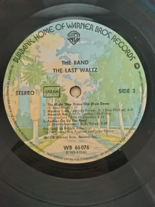 Vinilo LP The Band - The Last Waltz (1978)