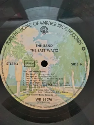 Vinilo LP The Band - The Last Waltz (1978)