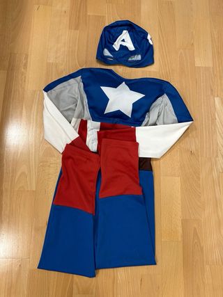 Disfraz Capitán América 7-8 años Carnaval