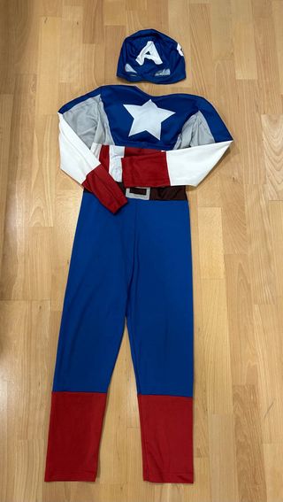 Disfraz Capitán América 7-8 años Carnaval
