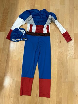 Disfraz Capitán América 7-8 años Carnaval