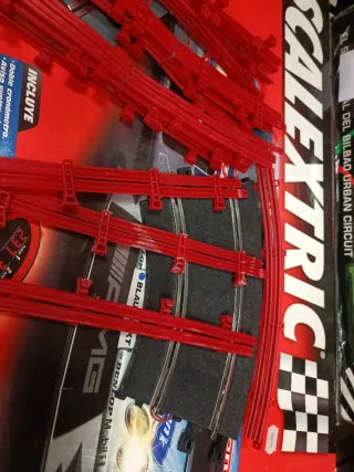 20 Vallas Rojas Scalextric 1/32