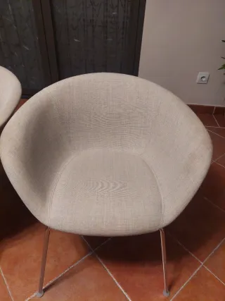 Sillas Nórdicas Beige (2 unidades)