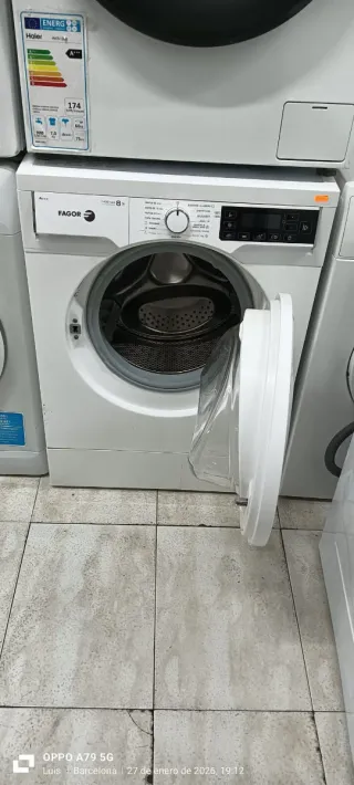 Lavadora Carga Frontal Fagor 8 kg A+++