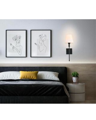 2 Lámparas de Pared Vintage