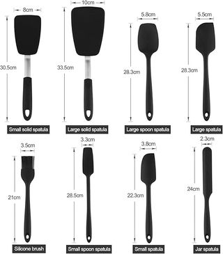 Set de utensilios de cocina de silicona (8 piezas)