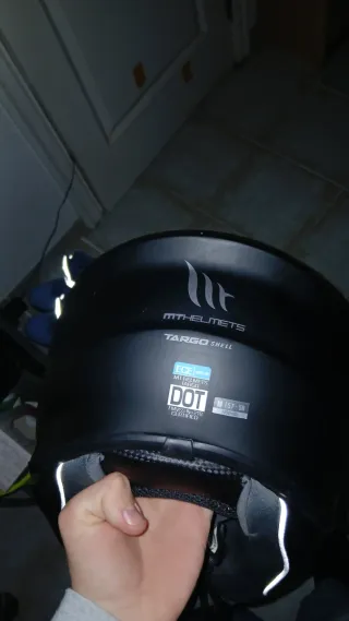 Casco de moto MT Helmets negro