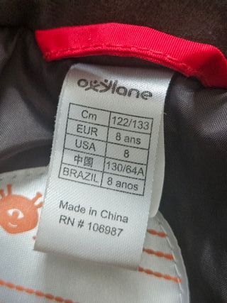 Tuta da sci/snowboard per bambini Taglia 8-10