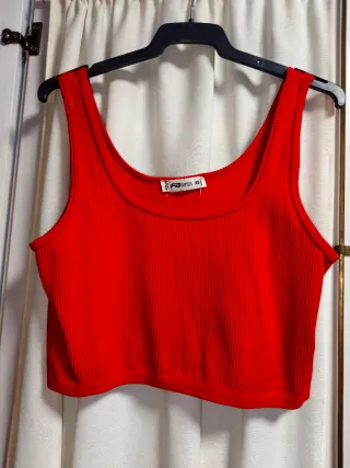 Top tirantes FB Sister Rojo Talla XS