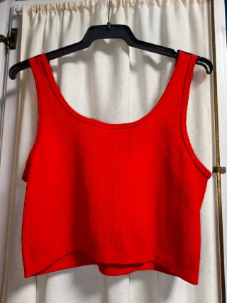 Top tirantes FB Sister Rojo Talla XS