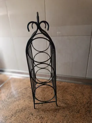 Botellero forja 3 botellas