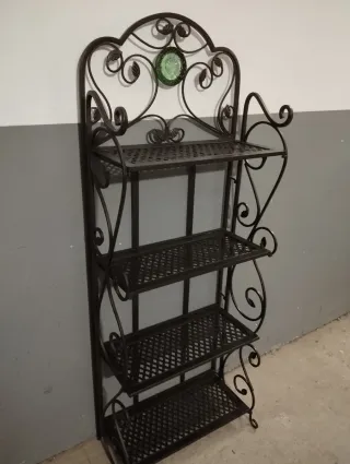 Estantería metálica plegable 4 baldas