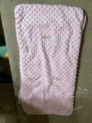 Saco de cochecito rosa con ositos