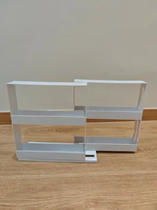 Especiero de plástico blanco