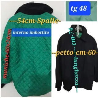 Giubbotto Orcinus blu imbottito tg 48/M