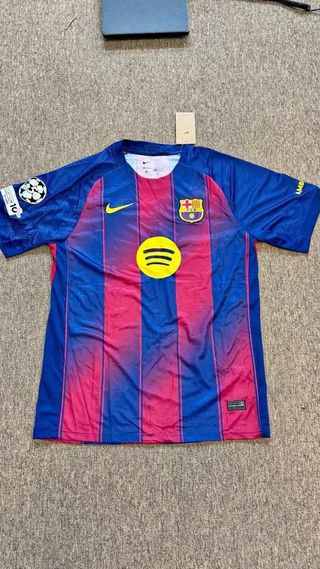 Camiseta FC Barcelona Nike Azul y Rosa