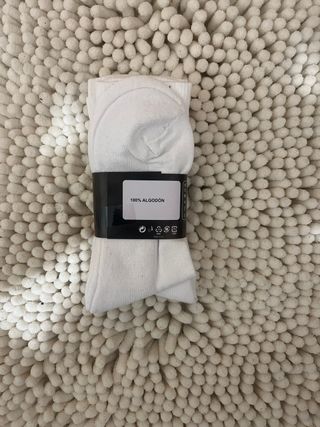 Calcetines Nike Blancos Talla 35-40 (3 Pares)