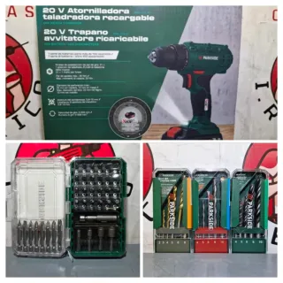 Lote Parkside: Taladro y Accesorios