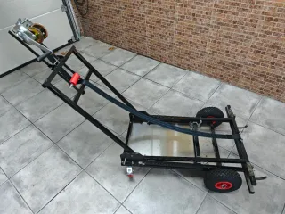 Carro para karts con cabrestante