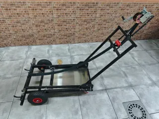 Carro para karts con cabrestante