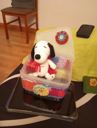 Peluche Snoopy Crochet