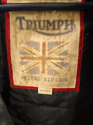 Chaqueta de cuero Triumph Heritage