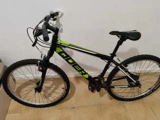 Bicicleta Montaña 26 Negra/Verde