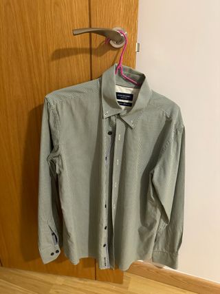 Camisa de cuadros verde Studio Classic Talla M