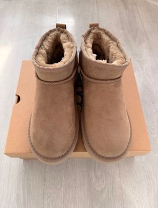 Botas UGG Ultra Mini Castanhas Tam 38