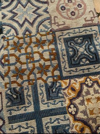 Tappetino cotone fantasia geometrica