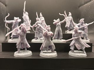 Figuras de Resina 3D 10 altos elfos