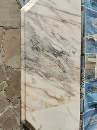 Consola Bronce Mármol Veteado 2cm