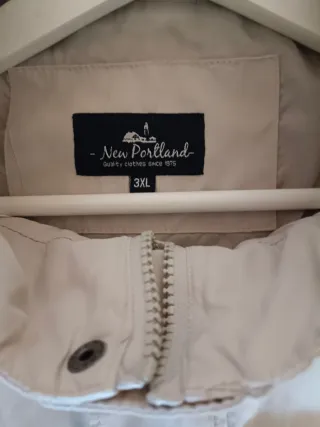 Gabardina gris Hombre Talla 3XL