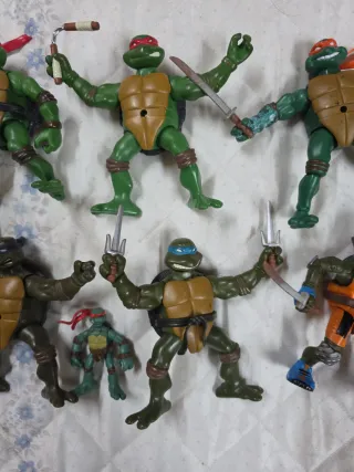 6 Figuras Tortugas Ninja