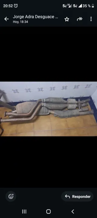 Escape completo M3 E36 Original pasos fotos