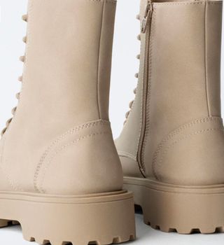 Botas Zara Beige Nuevas A estrenar