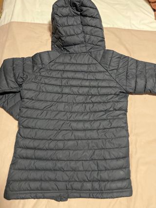 Chaqueta Columbia niña negra y rosa