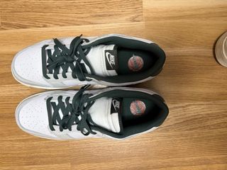 Zapatilla Nike Dunk Verde y Blanca