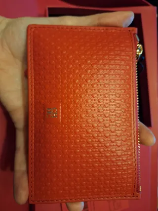 Cartera Carolina Herrera Roja. Impecable.