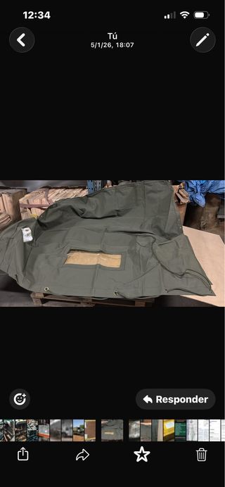 Reo M34- M35. Toldo de cabina nuevo