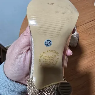 Zapatos de fiesta Mulatas, dorados