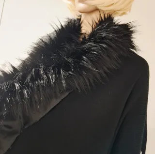 Mantella Luckylu con pelliccia