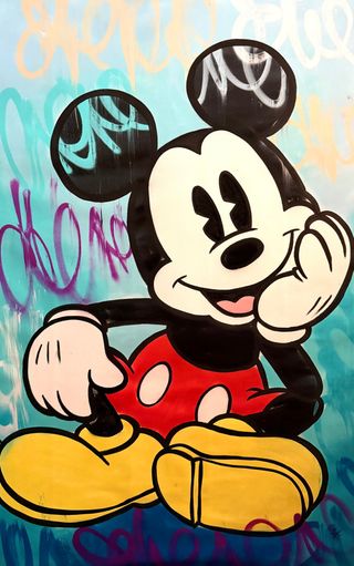 Obra Original Mickey Mouse Certificada